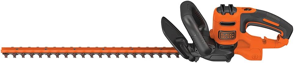 BLACKDECKER-22-Electric-Hedge-Trimmer-Lightweight-40-Amp-Corded-Dual.jpg BLACK+DECKER 22" Electric Hedge Trimmer, Lightweight 4.0 Amp Corded Dual Action Shrub Trimmer, Full Wraparound Handle, High Output Low Vibration (BEHT350FF) - Image 1