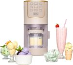 BLACK+DECKER Ice Cream Maker for Families & Kids – Make Protein, Keto & Dairy-Free Ice Cream, Gelato & Milkshakes at Home – Easy Creamy Pint Machine with Mix-Ins