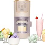 BLACK+DECKER Ice Cream Maker for Families & Kids – Make Protein, Keto & Dairy-Free Ice Cream, Gelato & Milkshakes at Home – Easy Creamy Pint Machine with Mix-Ins