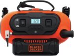 BLACK+DECKER Tire Inflator Portable Air Compressor, Air Pump for Inflatables, 3 Modes: Electric Outlet, 12V Car Adapter and Cordless 20V MAX, Battery Sold Separately (BDINF20C) - Image 2