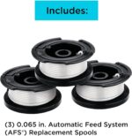 BLACK+DECKER Weed Eater String, Genuine OEM Authentic Trimmer Line, 3-Pack, 30-Feet of Replacement Spool, 0.065-Inch Diameter (AF1003ZP) - Image 2