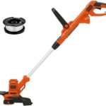 BLACK+DECKER Weed Wacker with Auto Feed, 14-Inch 2 in 1 String Trimmer Lawn Edger, Powerful 6.5-Amp Lightweight Electric Weed Eater (BESTA510)