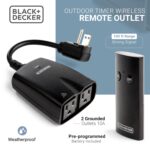 BLACK+DECKER Wireless Outdoor Outlet, 2-Pack of Remote Controls and Grounded Outlets, Weather-Resistant Remote Light Switches - Image 2