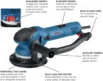 BOSCH Orbital Sander, GET75-6N Electric Orbital Sander, Polisher - 7.5 Amp, Corded, 6 Inch Disc Size - Dual-Mode: Random Orbit & Turbo for Floor Sanding - Image 2