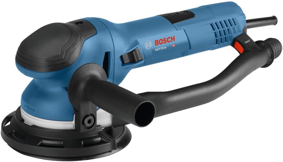 BOSCH-Orbital-Sander-GET75-6N-Electric-Orbital-Sander-Polisher-75.jpg BOSCH Orbital Sander, GET75-6N Electric Orbital Sander, Polisher - 7.5 Amp, Corded, 6 Inch Disc Size - Dual-Mode: Random Orbit & Turbo for Floor Sanding - Image 1