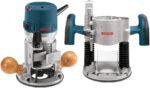 BOSCH Router 1617EVSPK 2.25 HP Combination Plunge- and Fixed-Base Woodworking Router