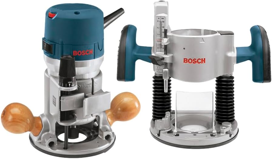 BOSCH-Router-1617EVSPK-225-HP-Combination-Plunge-and-Fixed-Base-Woodworking.jpg BOSCH Router 1617EVSPK 2.25 HP Combination Plunge- and Fixed-Base Woodworking Router - Image 1