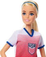 Barbie Careers USSF Soccer Fashion Doll Dressed in Removable Sport-Themed Outfit & Shoes with Accessories - Image 2