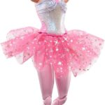 Barbie Dreamtopia Twinkle Lights Ballerina Doll with Blonde Hair & Light-Up Feature Wearing Royal Headband & Pink Tutu