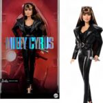 Barbie Signature Doll, Miley Cyrus Posable Collectible in Faux Leather Outfit with Hood and Heels | Faux Leather Outfit, Hood, Heels