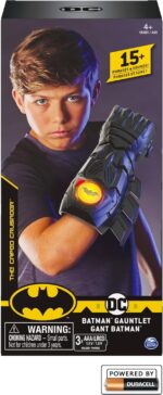 Batman, Interactive Gauntlet with Over 15 Phrases and Sounds, Halloween Costume for Kids Toys for Boys Aged 4 and Up - Image 2
