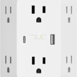 Belkin 6-Outlet Surge Protector Power Strip, USB-C & USB-A Ports w/ USB-C PD Fast Charge, ETL-Listed, Wall-Mountable w/ 6 AC Outlets, Overvoltage Protection, LED Indicator, 1,680 Joules of Protection