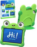 Belkin Disney Pixar Toy Story 5 Lilypad Inspired iPad A16 Case Kids (11th Generation 2025, 11" / 10th Generation 2022, 10.9") – Shockproof Protective Cover with Handle & Kickstand, Durable Non-Toxic