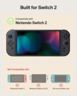 Belkin Nintendo Switch 2 Case Grip, Dockable & Quick-Release Design, Ergonomic Non-Slip, Kickstand Compatible Protective Case, Detachable & Comfortable Joy-Con 2 Handheld Grip, Travel Controller case - Image 2