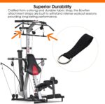 Bench Bar Attachment Straps LAT Bar Squat Bar Pulldown Functional Trainer Bar Attachments Straps for Bowflex Home Gym All Models Replacement Parts (Pair) - Image 2