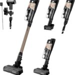 Bissell PowerClean FurGuard Self-Standing Cordless Vacuum w/Self-Cleaning Brush Roll, Wall Mount, Upholstery Tool & Bright Headlights, Amazon Exclusive Limited Edition Color, Coastal Clean, 4039A
