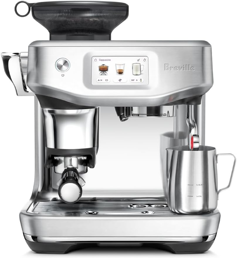 Breville-Barista-Touch-Impress-Espresso-Machine-BES881BSS-Brushed-Stainless-Steel.jpg Breville Barista Touch Impress Espresso Machine BES881BSS, Brushed Stainless Steel - Image 1