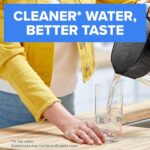 Brita Large 10-Cup Water Filter Pitcher, WQA NSF/ANSI Certified, Removes Chlorine Taste & Odor, Reduces Zinc, Copper & Mercury, 1 Standard Filter, Lasts 2 Months, Bright White - Image 2