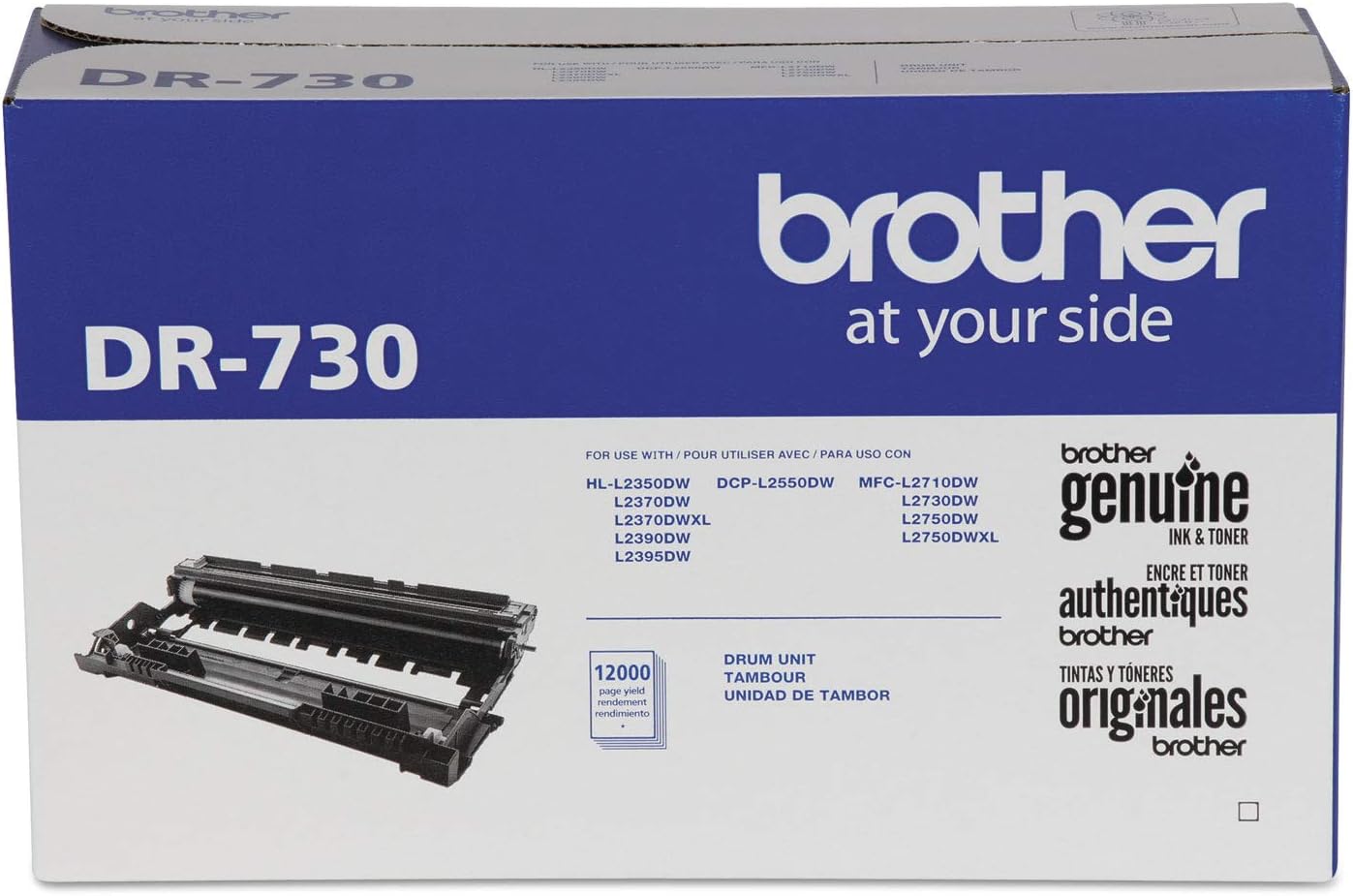 Brother-Genuine-DR730-Drum-Unit-Up-to-12000-Page-Yield.jpg Brother Genuine DR730 Drum Unit, Up to 12,000 Page Yield (Not a Toner) - Image 1