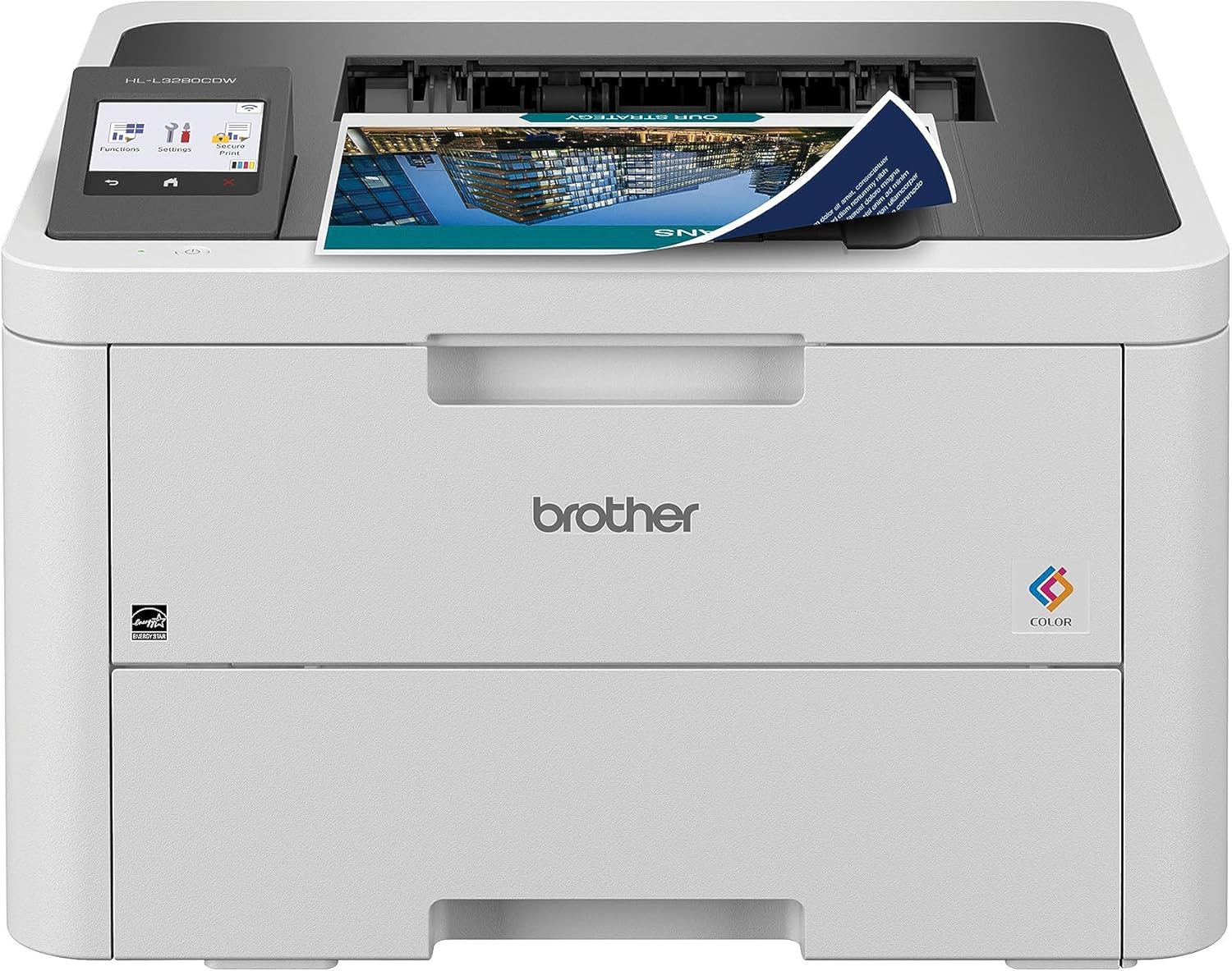 Brother-HL-L3280CDW-Wireless-Compact-Digital-Color-Printer-with-Laser-Quality.jpg Brother HL-L3280CDW Wireless Compact Digital Color Printer with Laser Quality Output, Duplex, Mobile Printing & Ethernet | Includes 2 Month Refresh Subscription Trial¹,Works with Alexa - Image 1