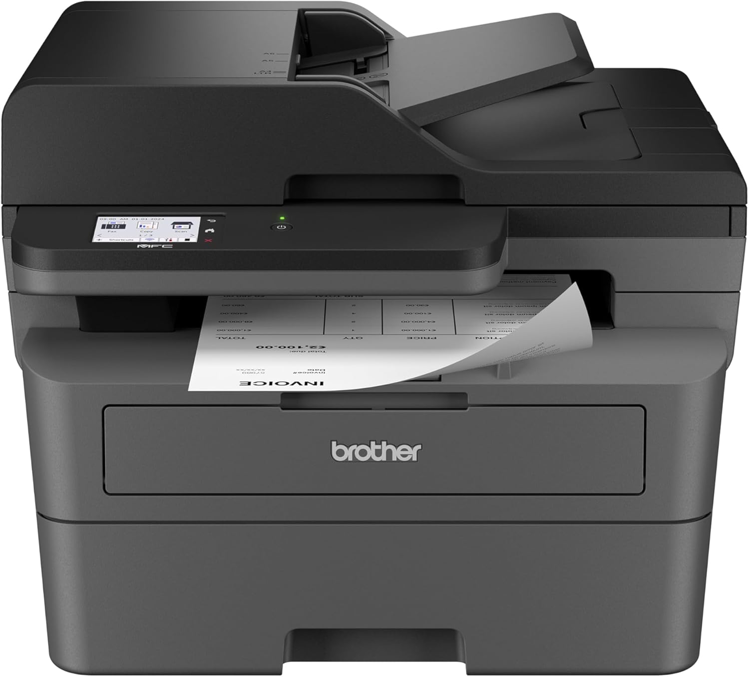 Brother-MFC-L2820DW-Wireless-Compact-Monochrome-All-in-One-Laser-Printer-with-Copy.jpg Brother MFC-L2820DW Wireless Compact Monochrome All-in-One Laser Printer with Copy, Scan and Fax, Duplex, Black & White | Includes Refresh Subscription Trial(1), Works with Alexa - Image 1