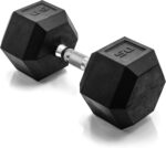 CAP Barbell Coated Hex Dumbbell Weight - Single | 10-120 lbs | Multiple Options
