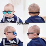 COASION Bendable Flexible Polarized Newborn Baby Sunglasses with Strap for Infant Boys Girls Age 0-24 Months CA8042 - Image 2