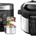 COSORI 10 Cup Rice Cooker + Pressure Cooker with 18 Functions & 13 Presets, Including Rice, Slow Cook, Steam, Saute, Sous Vide
