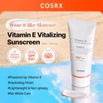 COSRX Vitamin E Sunscreen for Oily Skin SPF 50, Natural Glow Face Sunscreen, Lightweight, Non-Sticky, No White Cast, Hydrating, Beach Essentials, Summer Travel Essentials, Korean Skincare,1.69 fl oz - Image 2
