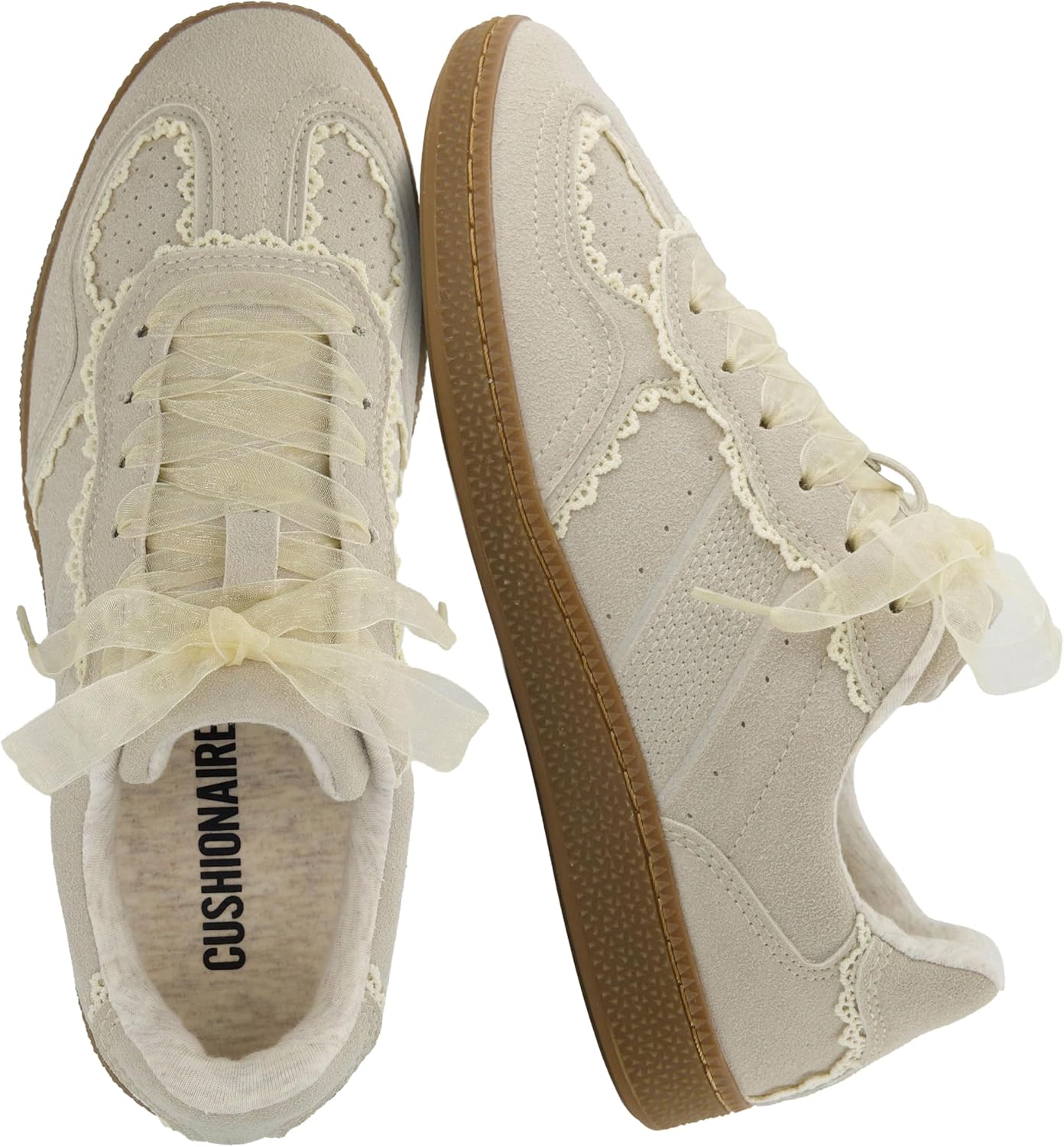 CUSHIONAIRE-Belinda-Womens-Lace-Detail-Casual-Sneakers-–-Elegant-Ribbon.jpg CUSHIONAIRE Belinda Women’s Lace Detail Casual Sneakers – Elegant Ribbon Lace-Up Shoes with Memory Foam - Image 1