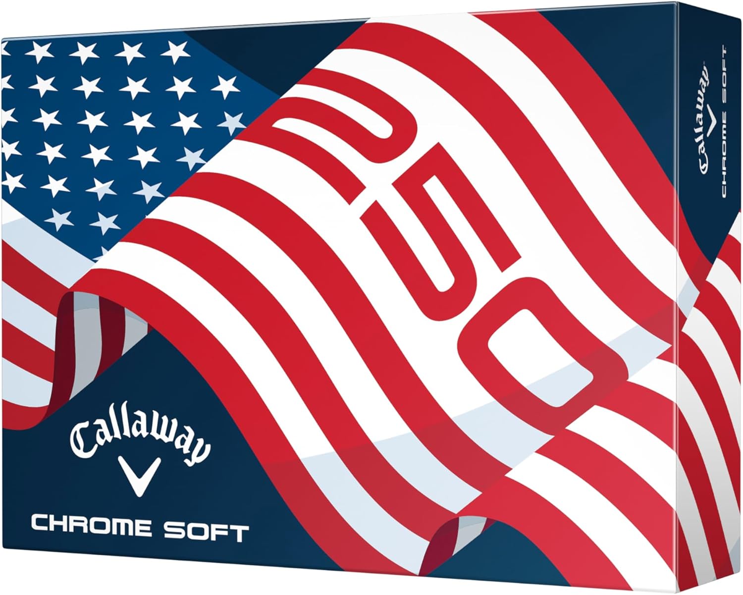 Callaway-Golf-Chrome-Soft-2026-Golf-Balls.jpg Callaway Golf Chrome Soft 2026 Golf Balls - Image 1