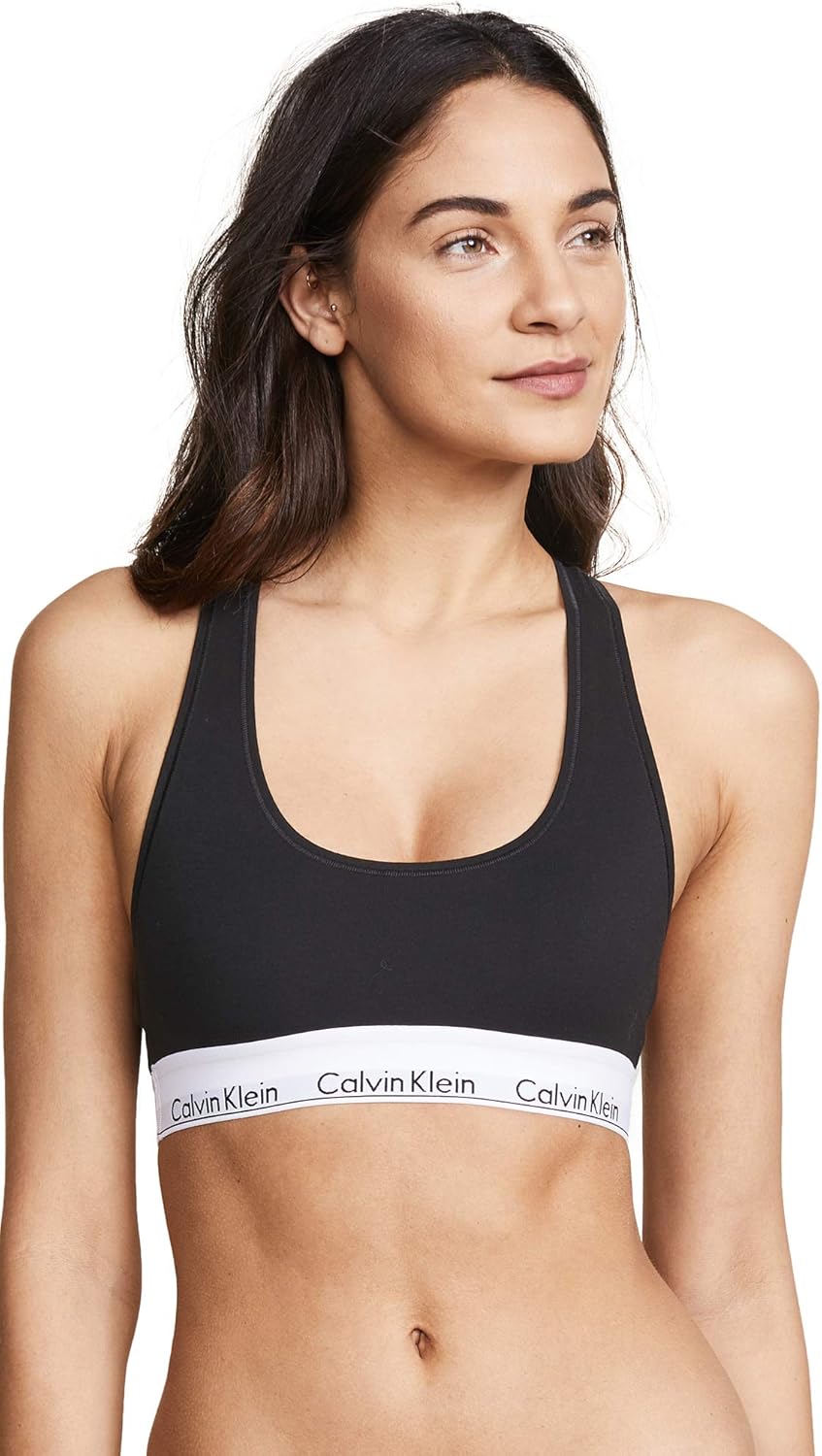 Calvin-Klein-Womens-Modern-Cotton-Unlined-Wireless-Bralette.jpg Calvin Klein Women's Modern Cotton Unlined Wireless Bralette - Image 1