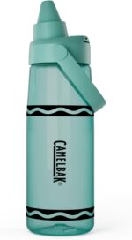 CamelBak Crayola Chug Water Bottle for Everyday Hydration, Tritan Renew Design with Chug Lid, 25oz, Aquamarine - Image 2