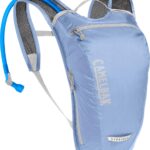 CamelBak HydroBak Light Bike Hydration Backpack, Ultra‑Light Low‑Profile Design with 50oz Crux Reservoir, Serenity Blue