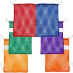 Champion Sports Mesh Equipment Bag – Heavy-Duty Nylon Drawstring Bag with Lock & ID Tag, Breathable Storage Sack for Balls, Swim Gear, Laundry & Toys, Multiple Sizes & Colors