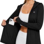 Champion Sun Hoodie for Women – SPF 50+ UV Protection Long Sleeve Sun Shirt Lightweight Rash Guard Outdoor Hiking Active
