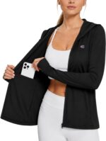 Champion Sun Hoodie for Women – SPF 50+ UV Protection Long Sleeve Sun Shirt Lightweight Rash Guard Outdoor Hiking Active