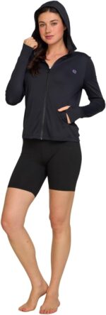 Champion Sun Hoodie for Women – SPF 50+ UV Protection Long Sleeve Sun Shirt Lightweight Rash Guard Outdoor Hiking Active - Image 2