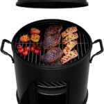 Char-Broil Bullet Charcoal Smoker 16" - 18202075,Black