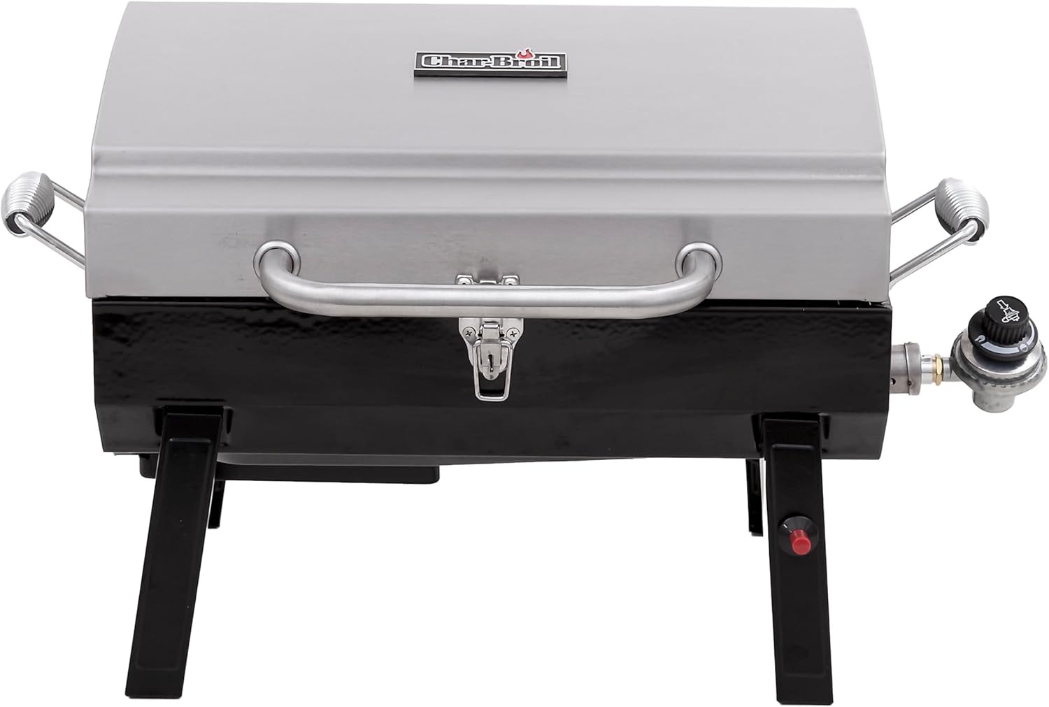 Charbroil-1-Burner-Portable-Gas-Grill-Stainless-Steel-465640214.jpg Charbroil 1-Burner Portable Gas Grill, Stainless Steel - 465640214 - Image 1
