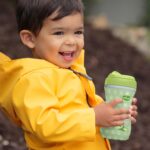 Chicco Insulated Sippy Cup 12+ Months, 9oz Glow-in-the-Dark Toddler Training Cup with Bite Resistant No-Spill Rim Spout, Double-Wall, BPA Free, Green - Image 2