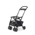 Chicco KeyFit Caddy Frame Stroller, Accepts All Chicco Infant Car Seats, Adjustable Handle, Parent Tray, Black/Black