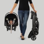Chicco KeyFit Caddy Frame Stroller, Accepts All Chicco Infant Car Seats, Adjustable Handle, Parent Tray, Black/Black - Image 2