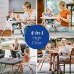 Chicco Zest LE 4-in-1 Folding High Chair, Feeding Chair, Toddler Chair and Youth Stool, Multi-Use Easy Clean High Chair, Chai/Beige - Image 2