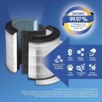 Clorox Medium Room Air Purifier True HEPA Replacement Filter, 1,000 Sq. Ft. Capacity, Removes 99.97% of Allergens up to 0.1 Micron, Compatible with 11030 & 11031, 1 Count (12030) - Image 2