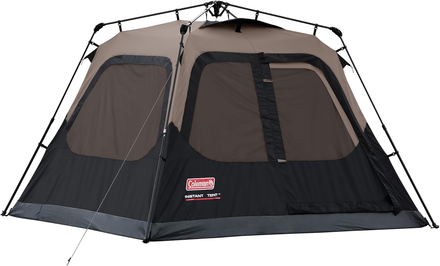 Coleman-46810-Person-Instant-Camping-Tent-with-1-Minute-Setup-Large.jpg Coleman 4/6/8/10 Person Instant Camping Tent with 1-Minute Setup, Large Family Tent with Pre-Attached Poles, Air Vent, & Carry Bag, Sets Up in About 60 Seconds - Image 1