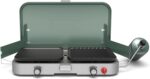 Coleman Cascade 3-in-1 Outdoor Camp Stove, Portable Cooktop with Included Cast-Iron Grill & Griddle Accessories, 24,000 BTUs of Power for Camping, Tailgating, Grilling