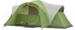 Coleman Montana Camping Tent with Rainfly, Weatherproof Family Tent Sets Up in 15 Mins, Fits Multiple Airbeds