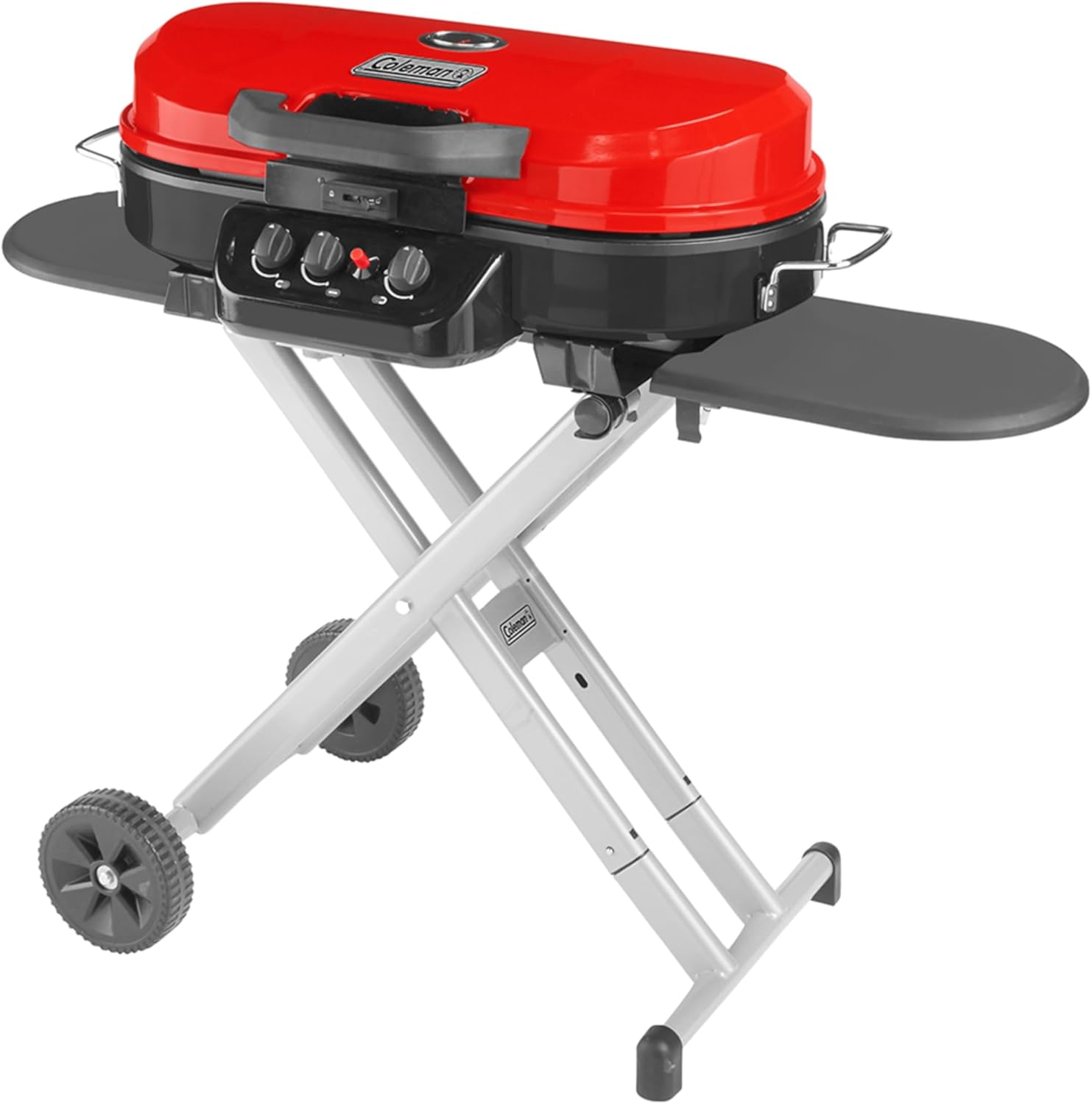 Coleman-RoadTrip-285-Portable-Stand-Up-Propane-Grill-with-3-Adjustable.jpg Coleman RoadTrip 285 Portable Stand-Up Propane Grill with 3 Adjustable Burners & Instastart Ignition, 20,000 BTUs of Power for Outdoor Cooking, Camping, Tailgating, Grilling, BBQs, & More - Image 1