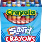 Crayola Swirl Crayons (24ct), Kids Crayons, Multicolor, Rainbow Coloring Supplies, Great for Kids Art Projects, Nontoxic, 3+